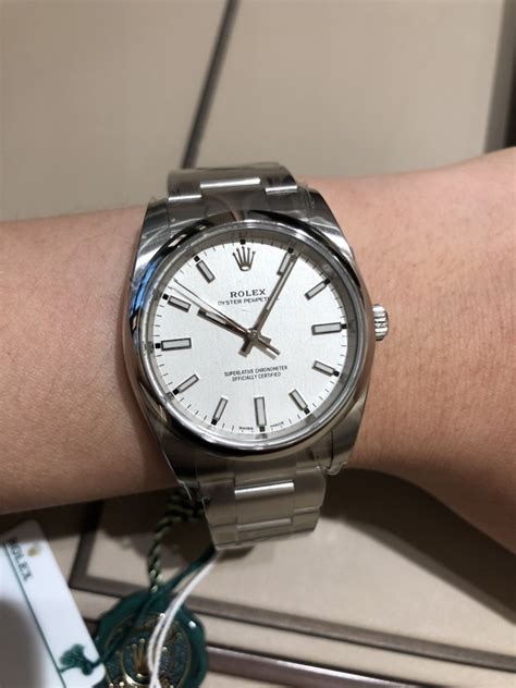 rolex op 34 white